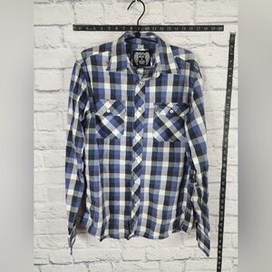 Eighty Eight brand casual button up shirt with plaid pattern Size Medium
